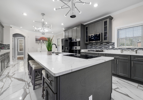 DFW quartz countertop installation for Kitchen