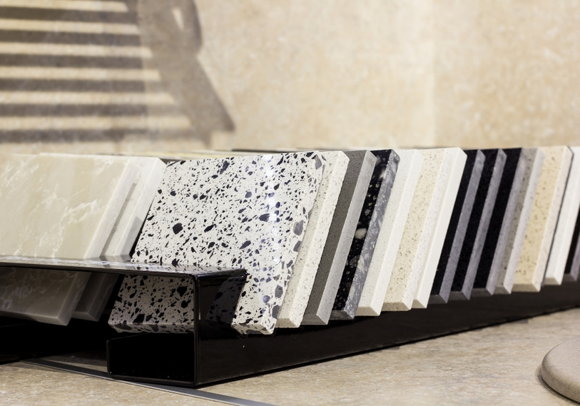 Modern quartz countertop on dallas homes